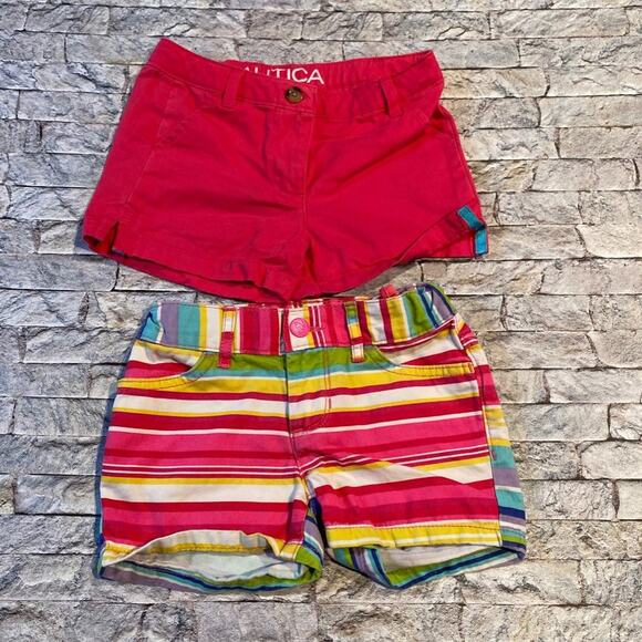 2 pairs toddler girl Sz 5 Shorts - Picture 1 of 10